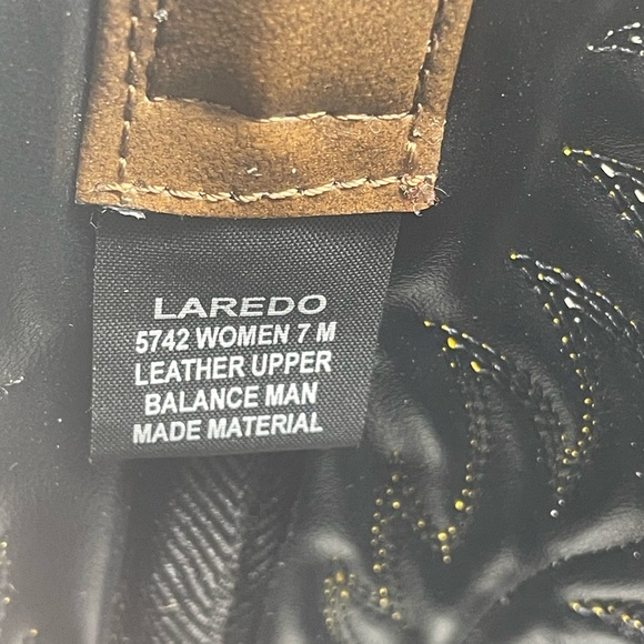 LAREDO Ladies Kadi Distressed Brown Cowboy Boots 5742 Western - Picture 13 of 16